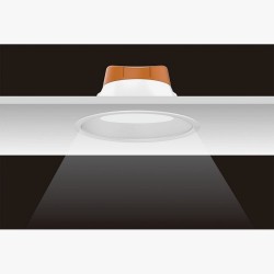 Downlight LED 12W Encastrable , Plafonnier LED Encastrable Rond,plafonnier led pas cher,dalle led ronde,