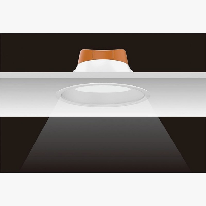 Downlight LED 12W Encastrable , Plafonnier LED Encastrable Rond,plafonnier led pas cher,dalle led ronde,