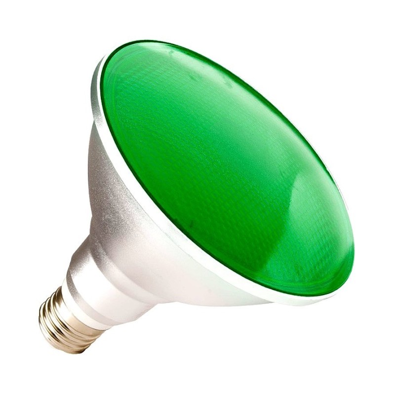 Ampoule LED E27 PAR38 15W IP65 Lumière vert LMPR-273865-15-V E27 Par38 / Par30 / Par56