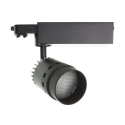 Spot LED CREE 20W Noir pour Rail Triphasé  (UGR 19) , KM-FLCCT-20 , Spot LED cree rail Triphasé, eclairage boutique,