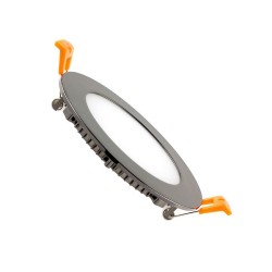 Dalle LED Ronde Extra Plate 6W Cadre Noir LR-PS-C6-B Dalle LED ronde