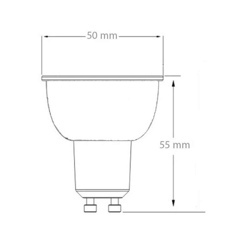 Ampoule LED GU10 5W GU10-220V-C5W GU10