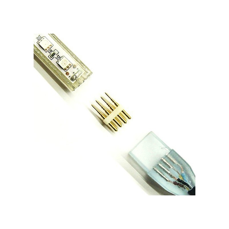 Connecteur 4 PINS Ruban LED RGB 220V SMD5050 C4P-TLM-220 Accessoirs bobine LED