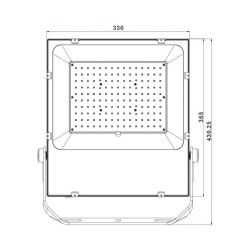 Projecteur LED 150W Slim PRO FC-PRYTR-150-SP Projecteur 100W et +
