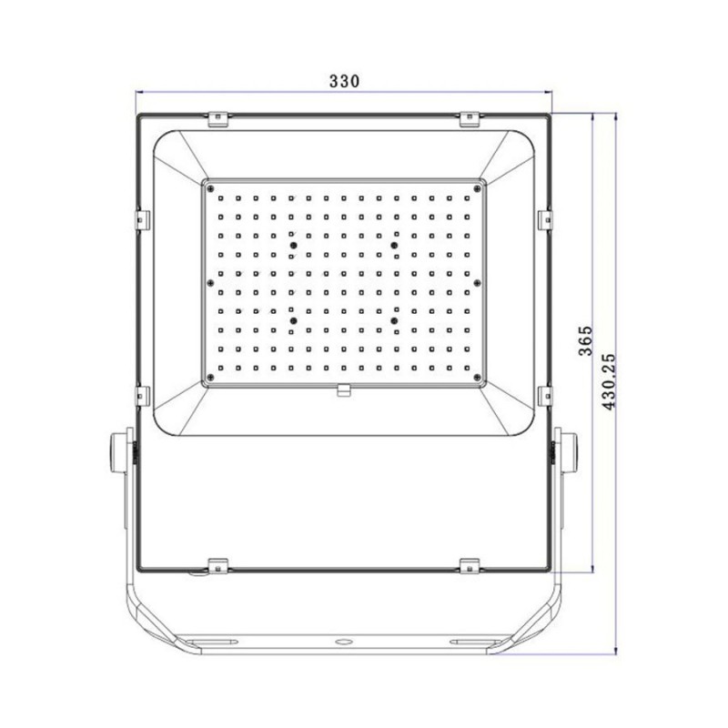Projecteur LED 150W Slim PRO FC-PRYTR-150-SP Projecteur 100W et +