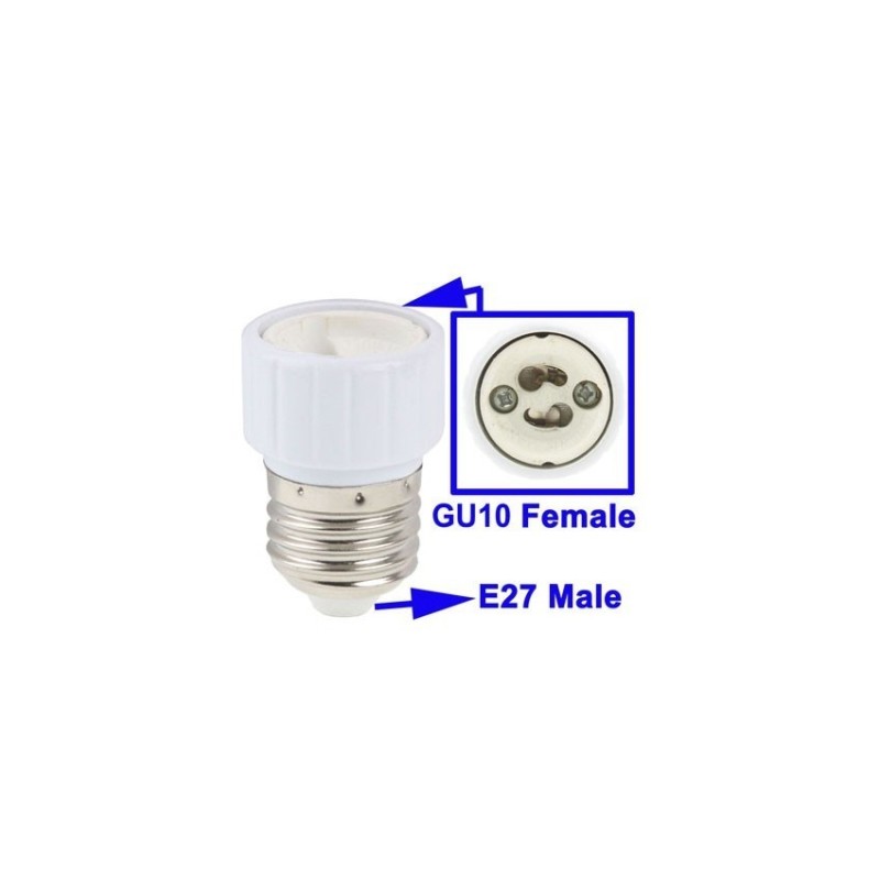 Adaptateur E27 à GU10 S-LED-1304 Convertisseur culot