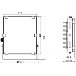 Projecteur LED 30W PRO GL-FPL-30P Projecteur Extérieur