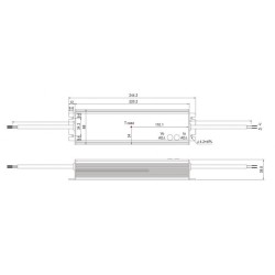 Alimentation Mean Well HLG-240H 36A FAMW-HLG-240-36 Alimentation mean well