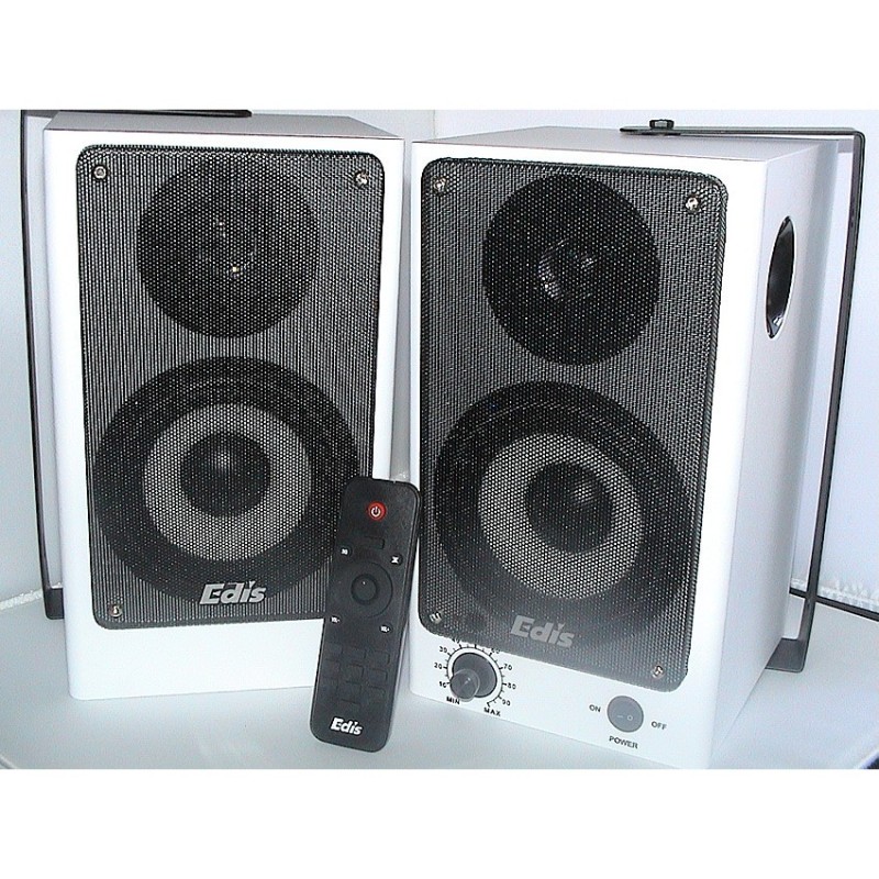 Enceintes Amplifiées 2 x 40W avec support  Enceinte Murale - Amplifiée