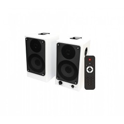 Enceintes Amplifiées 2 x 40W avec support  Enceinte Murale - Amplifiée