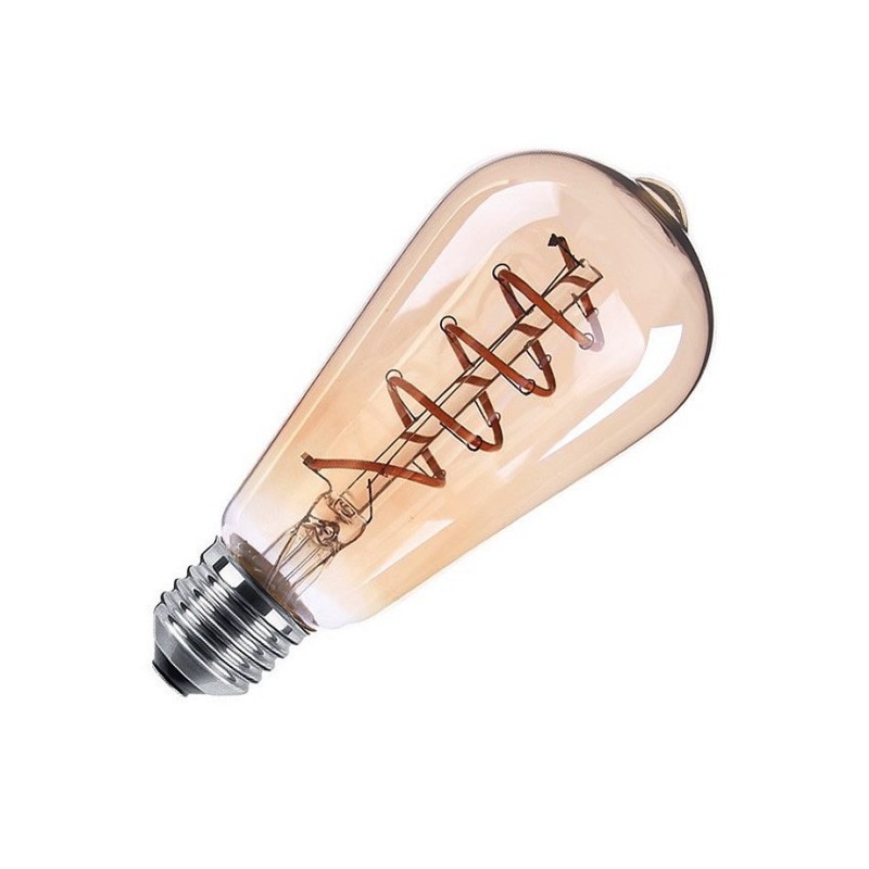 Ampoule LED E27 Dimmable Filament Gold Tear ST64 4W B-REG-FIL-GTR-ST64-4 Ampoule Design