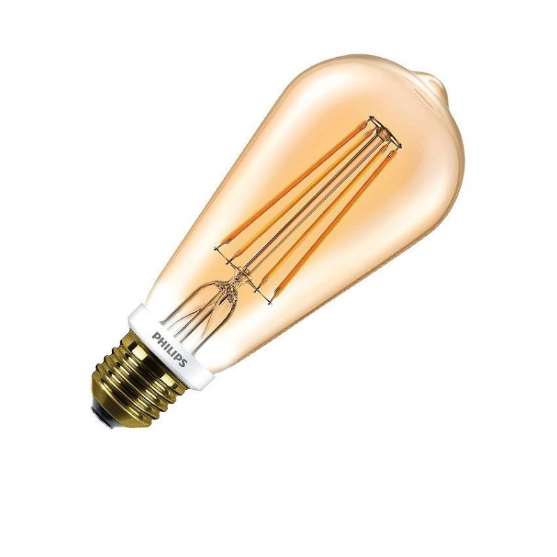 Ampoule LED E27 ST64 Philips Dimmable BMB-PHIL-E27-ST64-CLA-7-GLD Ampoule Design