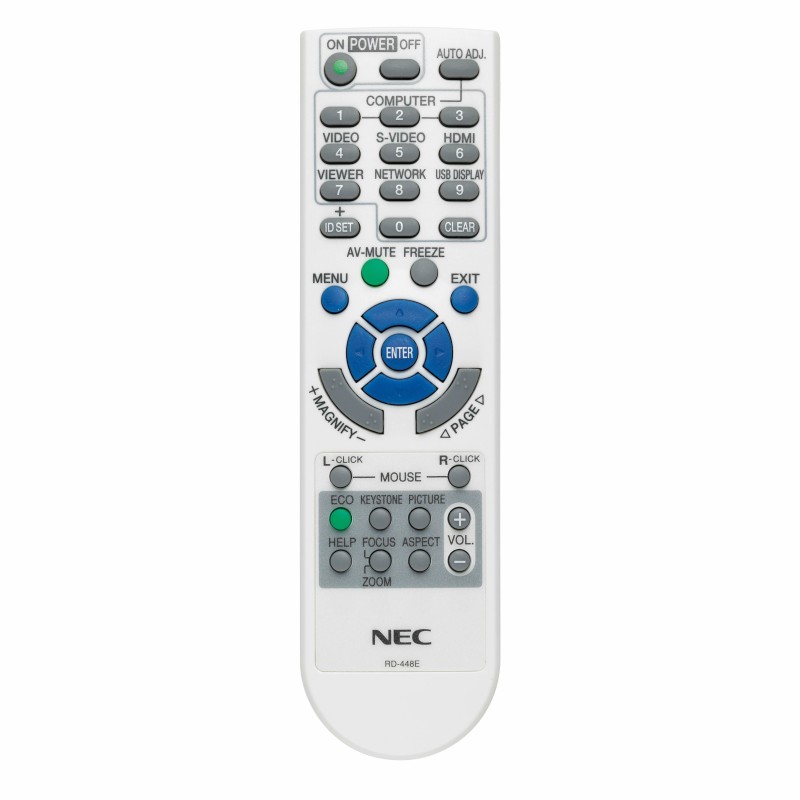 Telecommande NEC M230X M260X M350X M260W M420X M300X 7N900927 / RD448E Télécommandes NEC