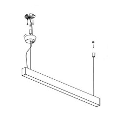 Barre Linéaire LED Turner 40W Blanche, BRLN-TRNR-40-B ,Barre linéaire LED,eclairage led paris,