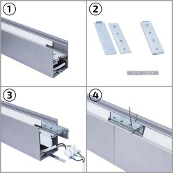 Barre Linéaire LED Turner "L" 20W ,BRLN-LCRN-20 ,  Barre linéaire LED, eclairage paris,