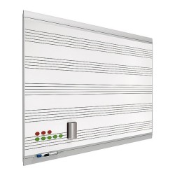 TABLEAU SCOLAIRE A MONTREUIL  Tableau avec portée musicale