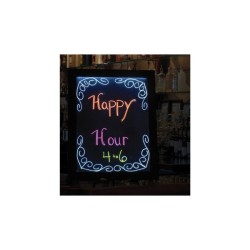 Ardoise LED RGB Deluxe PL-RGB-4-D Tableau d'Affichage