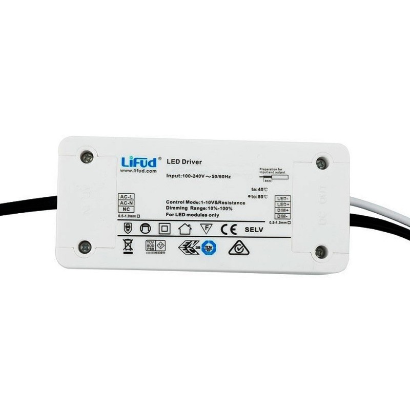 Driver Dimmable de 1 à 10V LIFUD 40W 1000mA  DR-LFD