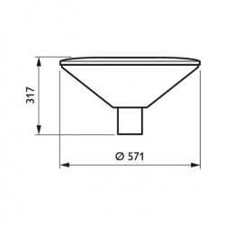 Luminaire LED Philips TownGuide-Performance BDP102 42W Réf : LPD-BDP102-37118300 Eclairage public luminaire LED