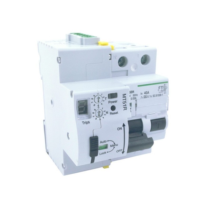 Interrupteur différentiel réarmable 2P-63A-30mA-10kA SIDRA2A63030 Interrupteur puissance