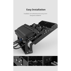 Projecteur LED PLI 7 600W 900W Projecteur LED stade de foot.Projecteur LED autoroute, projecteur led stade