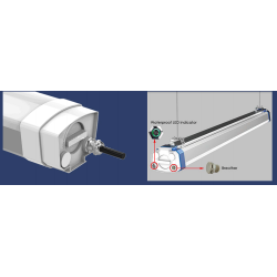 Réglette Étanche LED 900. TPL-900-40WU* Réglette led étanche 600 et 900