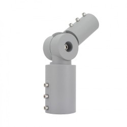 Bras sur Colonne pour Luminaires d'Éclairage Public Orientable 90º Gris . 
    BCKT-LMRAP