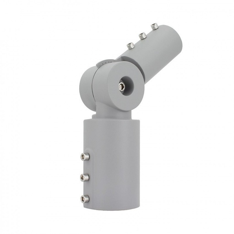 Bras sur Colonne pour Luminaires d'Éclairage Public Orientable 90º Gris . 
    BCKT-LMRAP