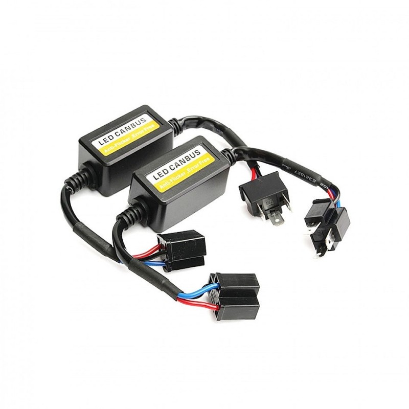 KIT d'adaptateur Can Bus d'Ampoules LED H7 pour voiture ou moto .CNBS-H7 Eclairage led voiture et moto