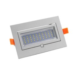 Projecteur LED Présentoirs et Vitrines 20W FCL-EXP-MRL-20 Spot LED Carré encastrable