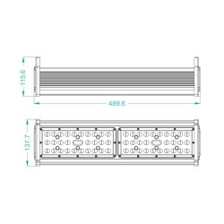 Cloche Linéaire LED 90W IP65 11700 lm
NEW-CALILED-90-IP65