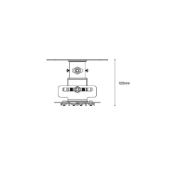Support vidéoprojecteur plafond optoma OCM818B-RU. EAN EAN 5060059046751