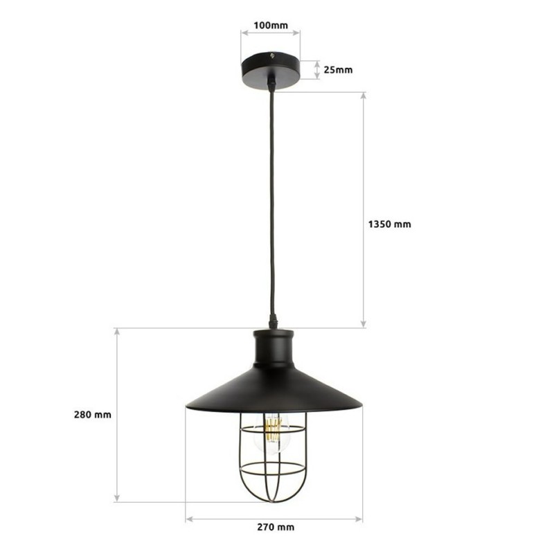 Lampe Suspendue Redding LCL-RDDNG Lampes suspendue design . lampe retro