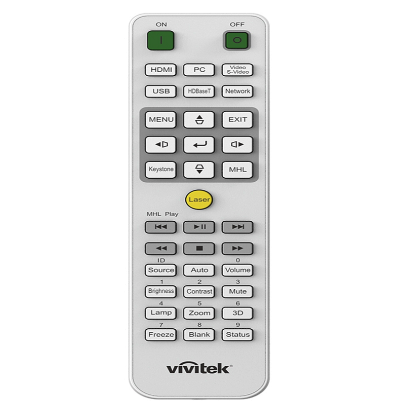 Telecommande Vivitek DW3321 5041846600 Télécommandes VIVITEK , DU4371Z-ST