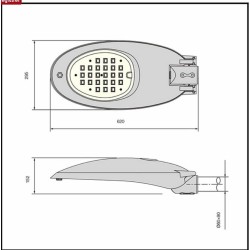 Luminaire éclairage public LED Solero