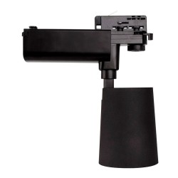 Spot LED Mallet 30W Noir pour Rail Triphasé, FLML-N-CT-30, Spot LED rail Triphasé