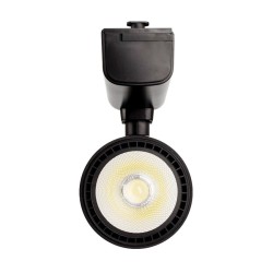 Spot LED Mallet 30W Noir pour Rail Triphasé, FLML-N-CT-30, Spot LED rail Triphasé