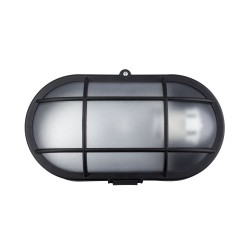 Plafonnier à Grille Ovale Hublot E27  Réf : PLF-RJLL-OVL-HBLT-LED