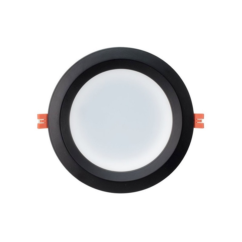 Downlight LED SAMSUNG 120lm/W Aéro 30W Noir LIFUD.PLAD-30-AN, plafonnier led rond