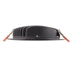 Downlight LED SAMSUNG 120lm/W Aéro 30W Noir LIFUD.PLAD-30-AN,plafonnier led rond