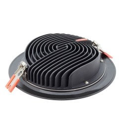 Downlight LED SAMSUNG 120lm/W Aéro 30W Noir LIFUD.PLAD-30-AN,plafonnier led rond