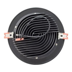 Downlight LED SAMSUNG 120lm/W Aéro 30W Noir LIFUD.PLAD-30-AN,plafonnier led rond