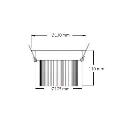 Spot LED CREE-COB Manhattan 10W LIFUD .FML-CC-10W
