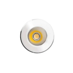 Spot LED Downlight COB Orientable Rond 18W Argenté . FC-DWNL-C18P