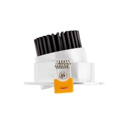 Spot LED Downlight COB Orientable Rond 18W Argenté . FC-DWNL-C18P
