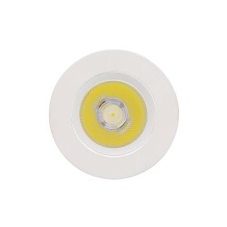Spot LED Downlight COB Orientable Rond 12W Blanc