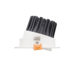 Spot LED Downlight COB Orientable Rond 12W Blanc