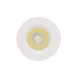 eclairage boutique,Spot LED Downlight COB Orientable Rond 7W Blanc,FC-DWNL-C7,