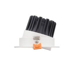 eclairage boutique,Spot LED Downlight COB Orientable Rond 7W Blanc,FC-DWNL-C7,