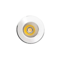 Spot LED Downlight COB Orientable Rond 7W blanc . FC-DWNL-C7